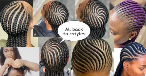 Natural Hairstyles for Nigerian Women: All Back