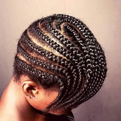 Natural Hairstyles for Nigerian Women: Police Cap